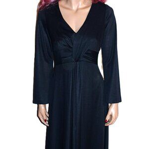 Vintage Black Maxi Dress M